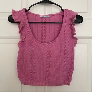 Zara Fuchsia Knit Top